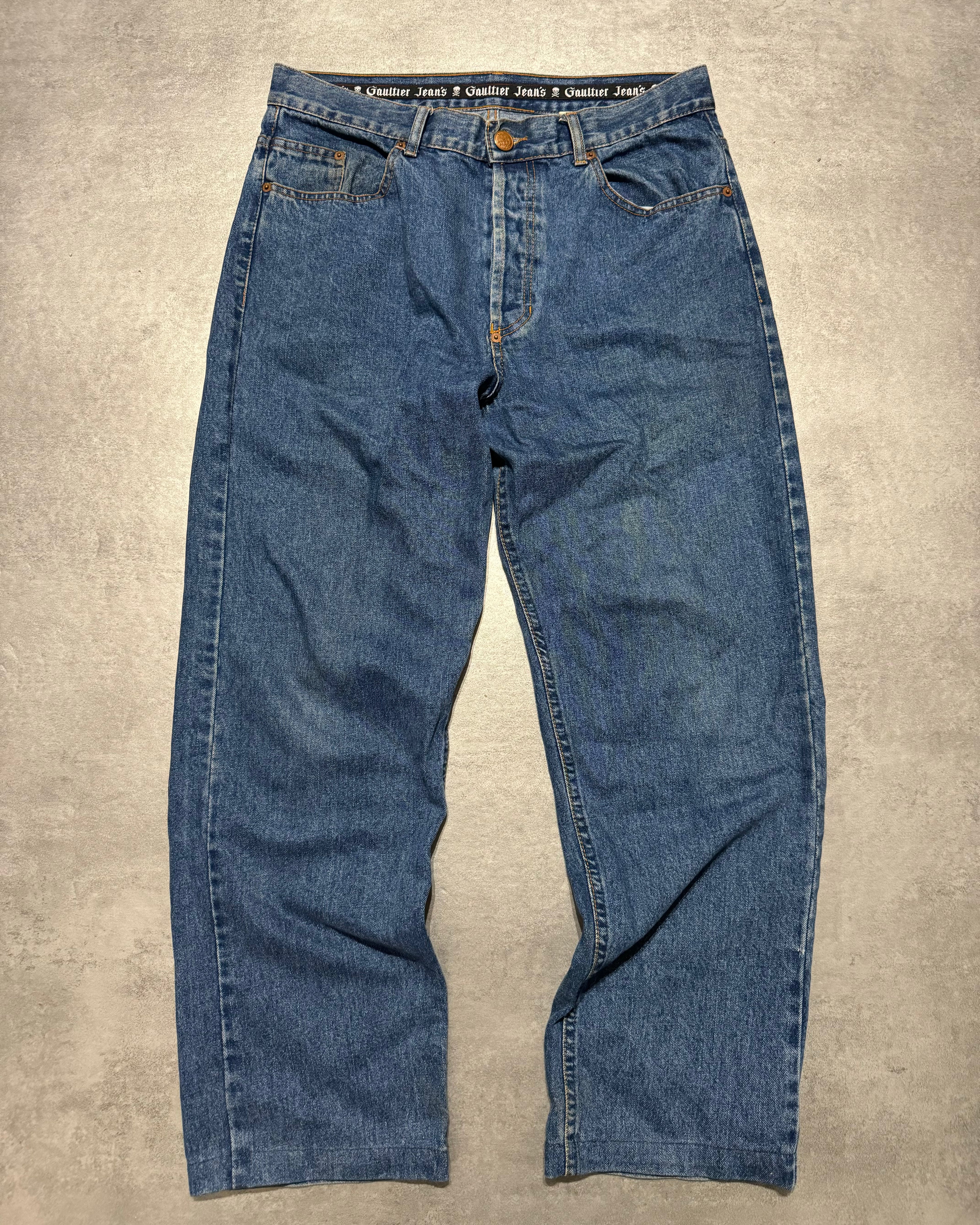 2000s Jean Paul Gaultier Cozy Large Denim Jeans (M) - 1
