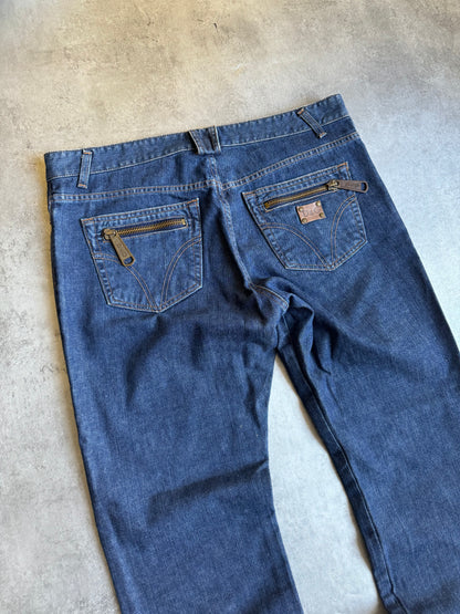 AW2004 Dolce & Gabbana Brut Denim Jeans  (XL) - 9