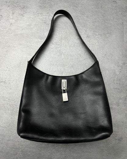 Gucci Hobo Minimalist Black Leather Bag  (OS) - 1