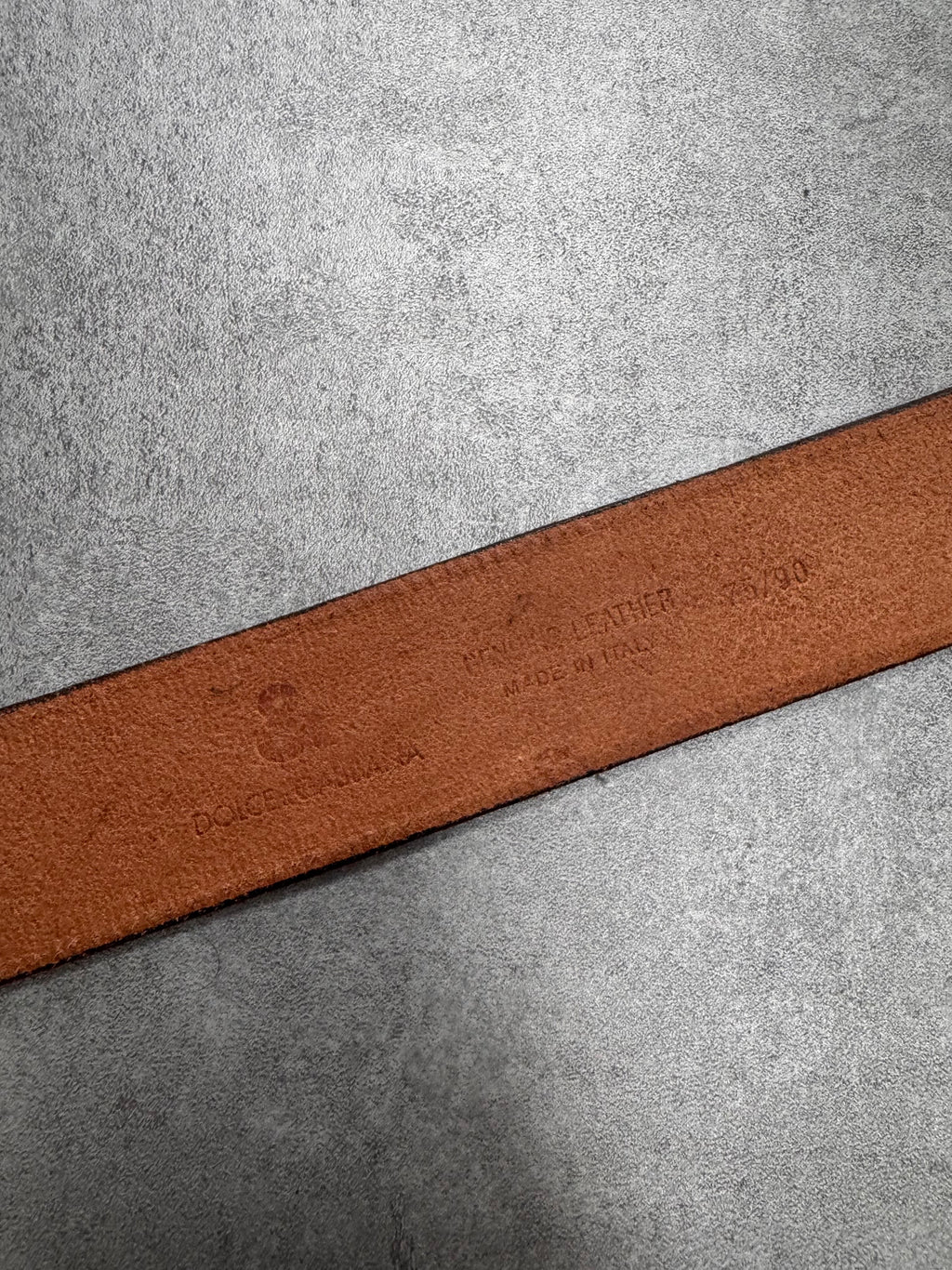 Dolce & Gabbana Brown Leather Belt