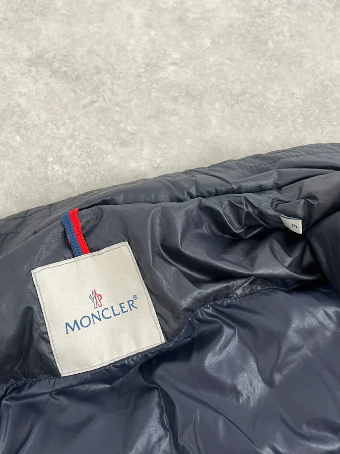 2000s Moncler Navy Biker Classy Puffer Jacket RiHOmCn 8