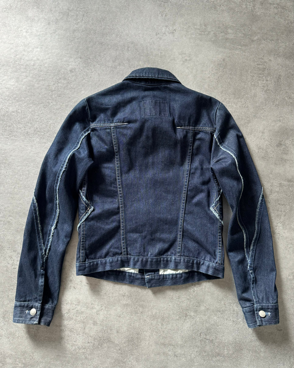 2000s Marithé + François Girbaud Modern Symmetrical Denim Jacket (S) - 2