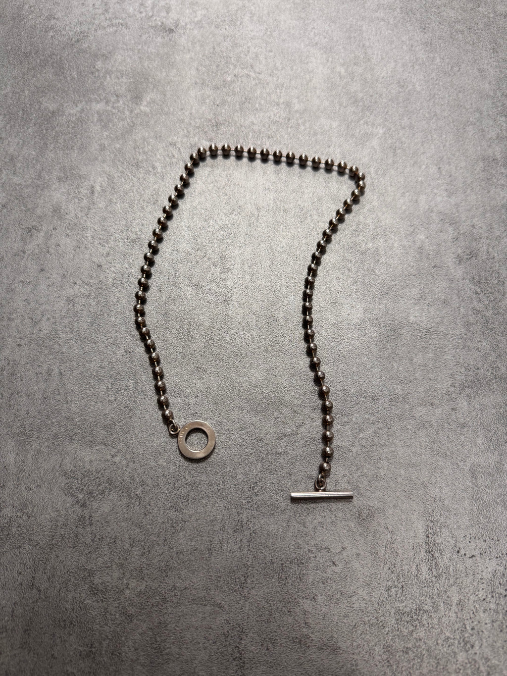 1990s Gucci Ball 925 Sterling Silver Necklace
