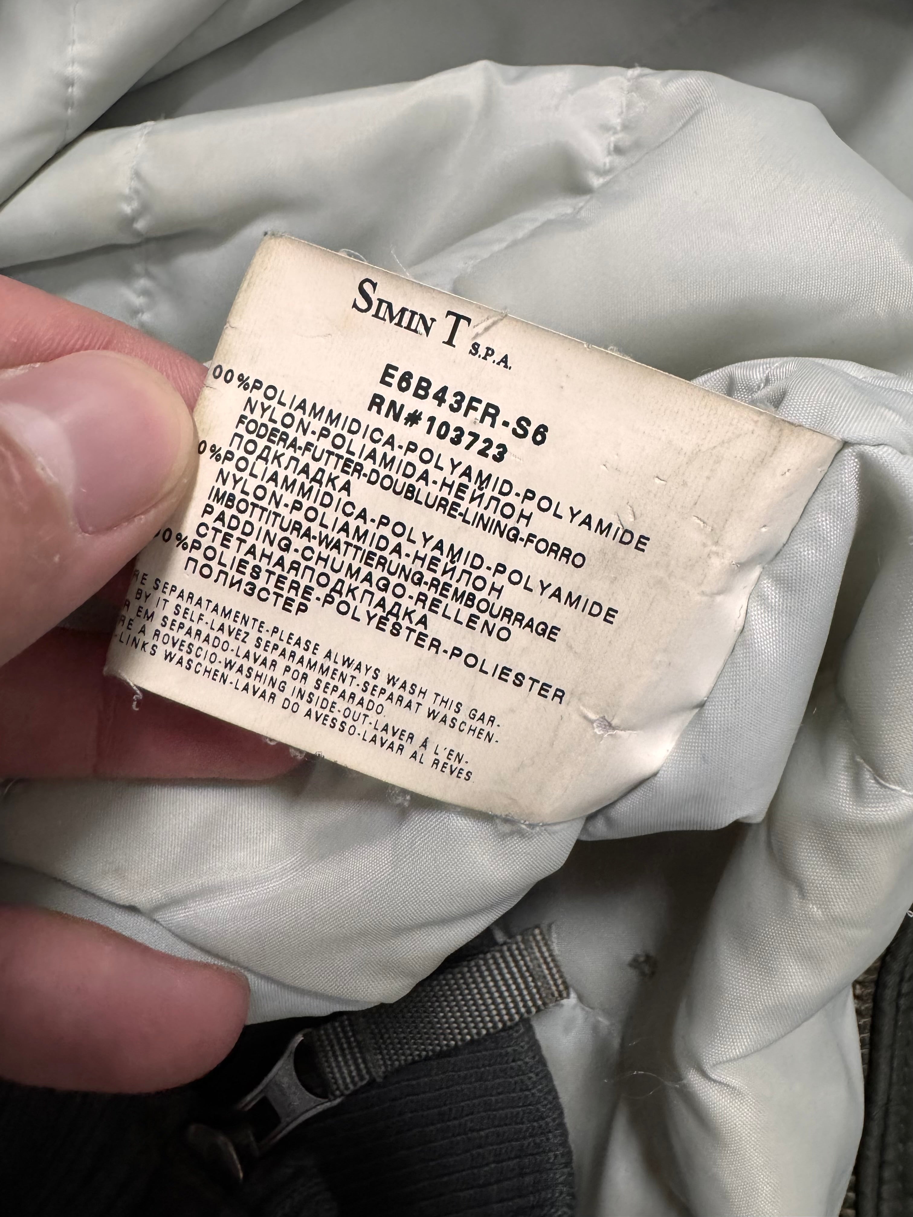 2000s Armani Olive Utility Drift Bomber Jacket