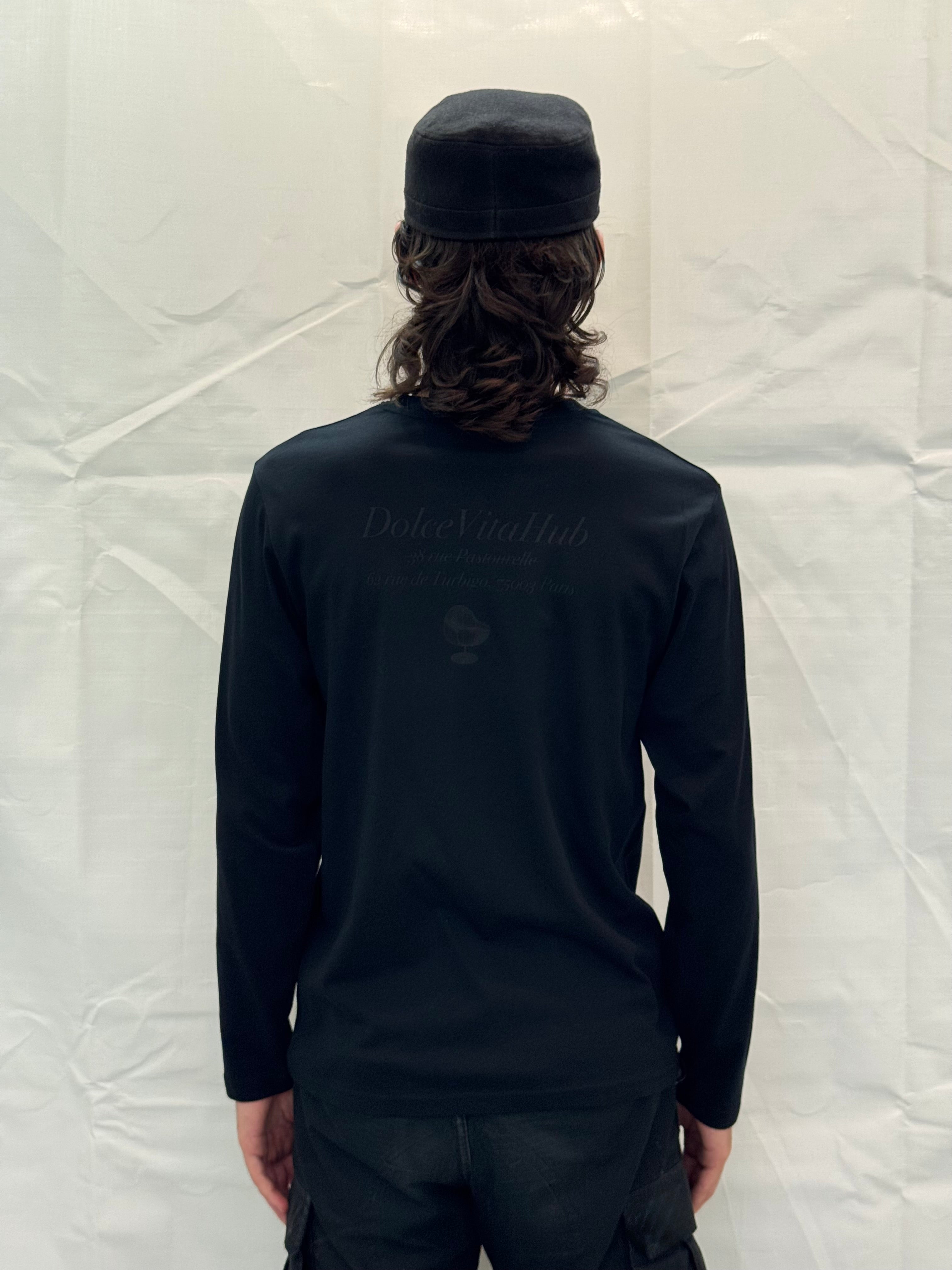 DolceVitaHub « Arbre en Feu » Black Longsleeves