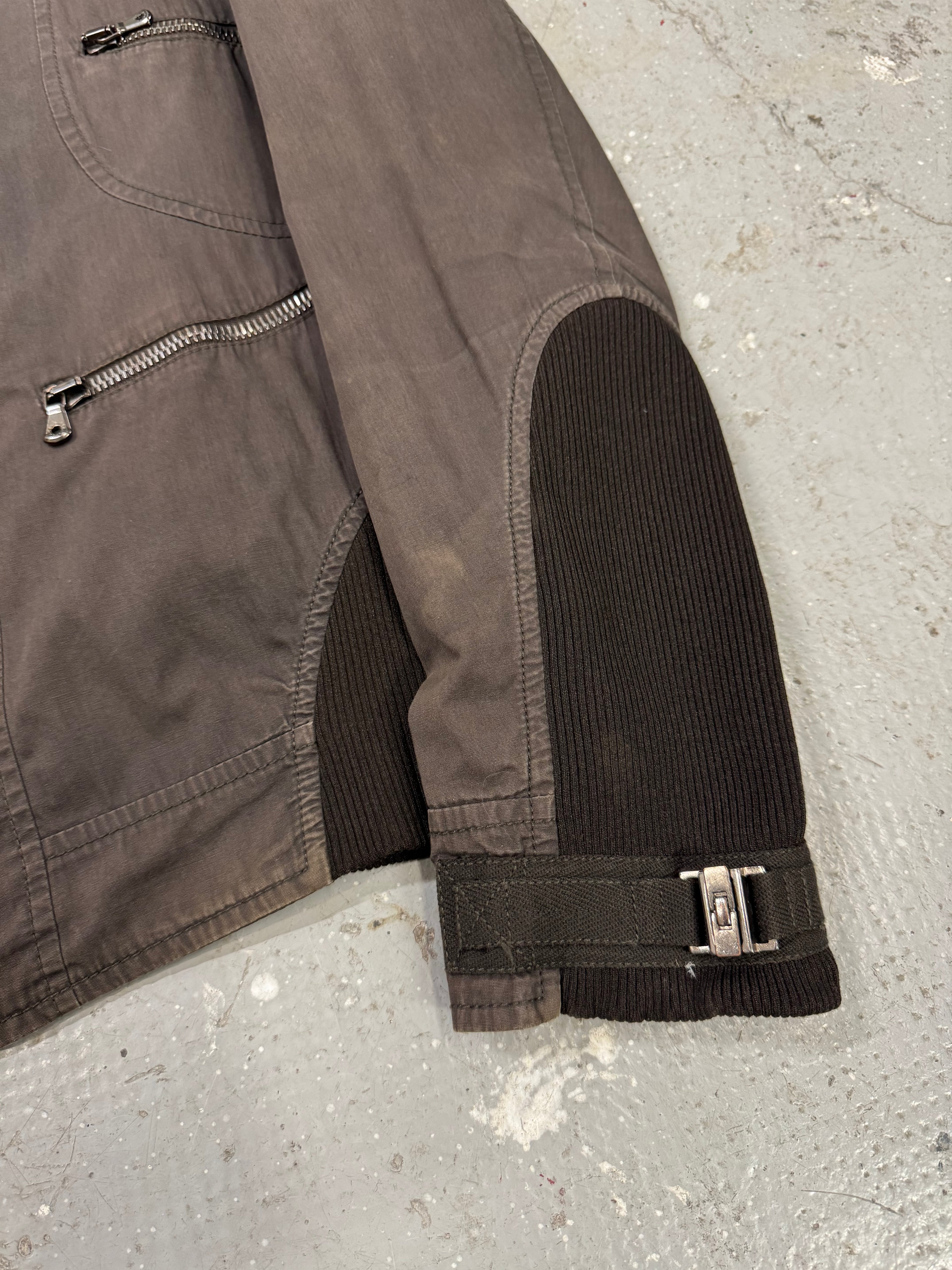 2000s Dolce & Gabbana Parachute Brown Jacket