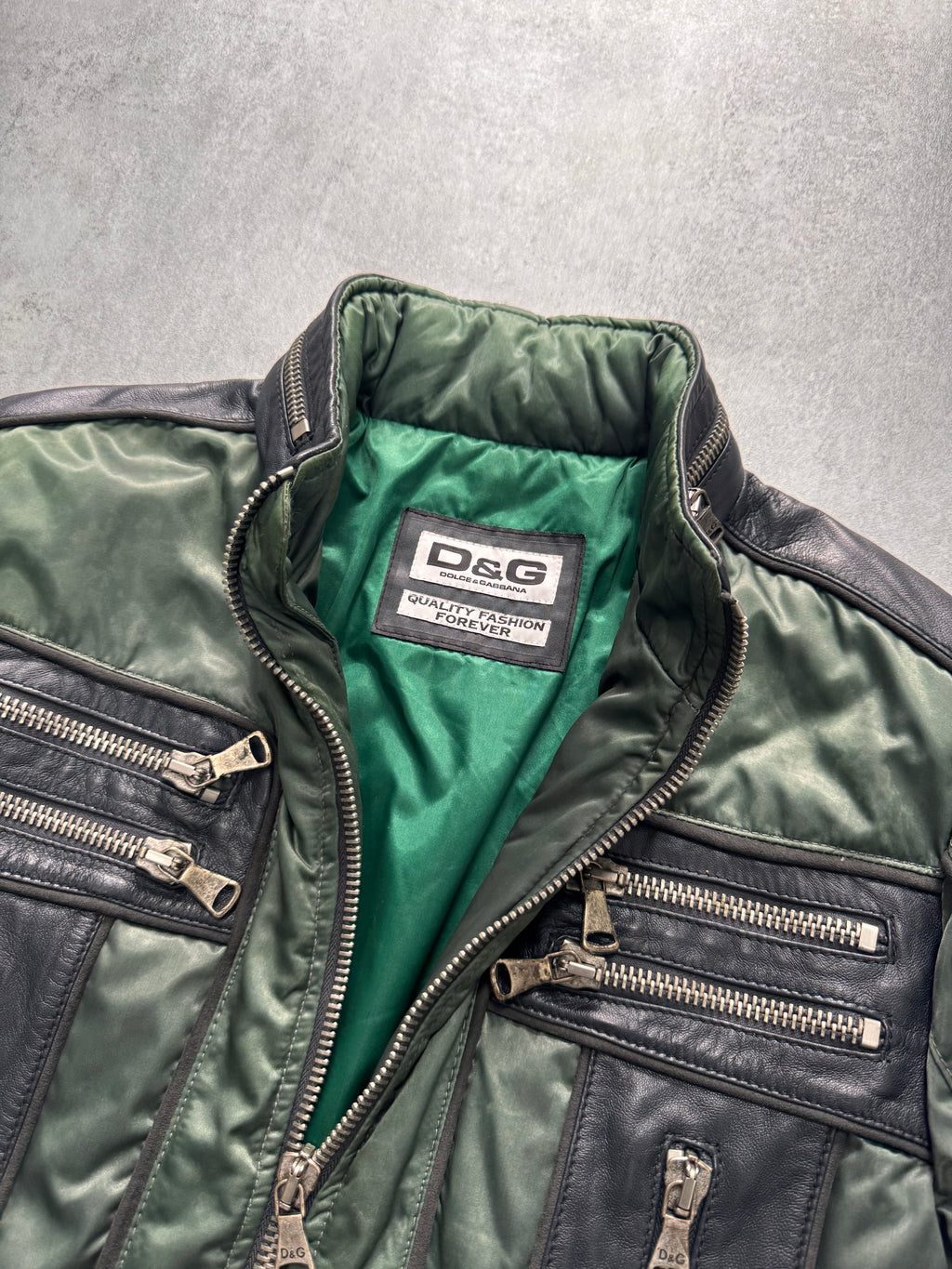 AW2007 Dolce & Gabbana Multi Zips Utility Jacket