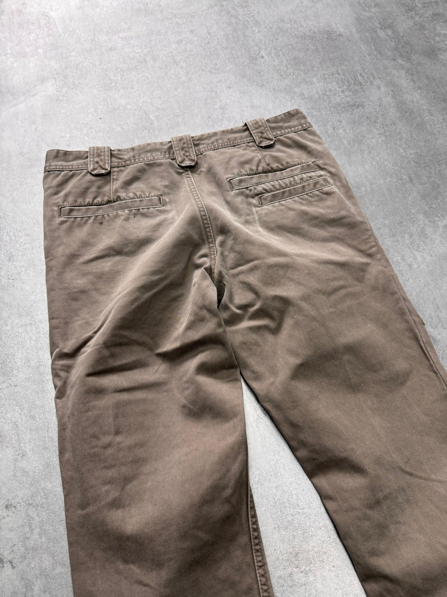 2000s Dolce & Gabbana Cargo Olive Brown Pants (S)