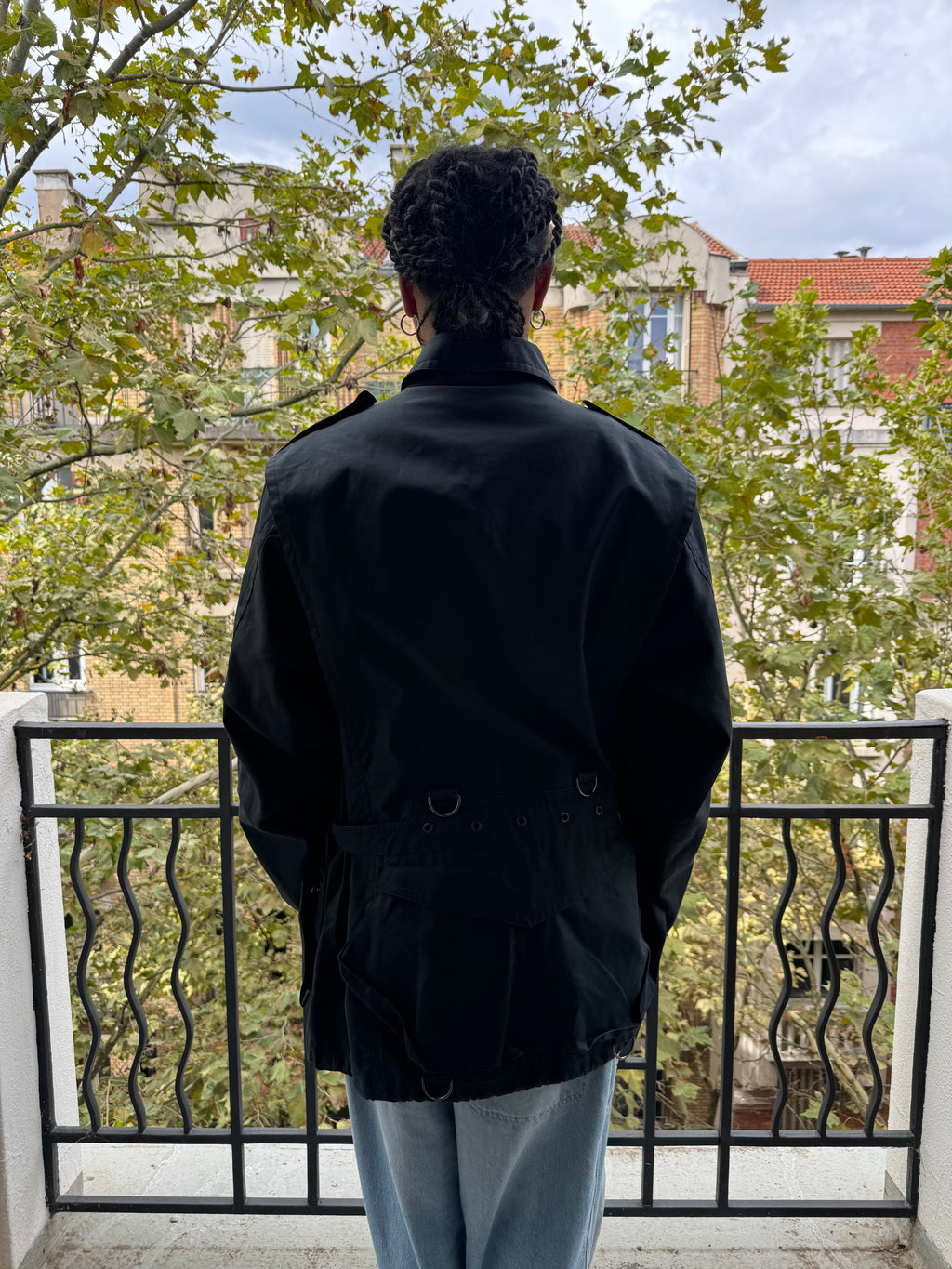SS2002 Gucci Black Imperial Trench Jacket by Tom Ford