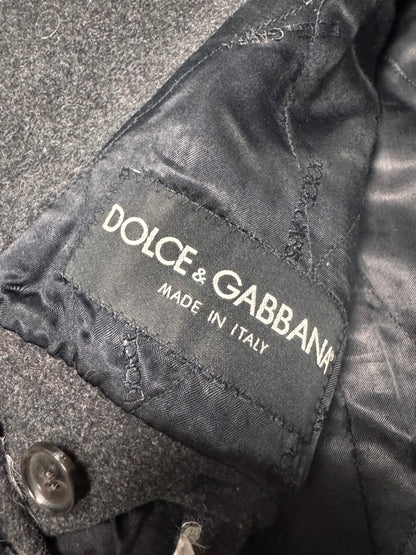 AW2003 Dolce & Gabbana 2-Zip Wool Coat (M/L)