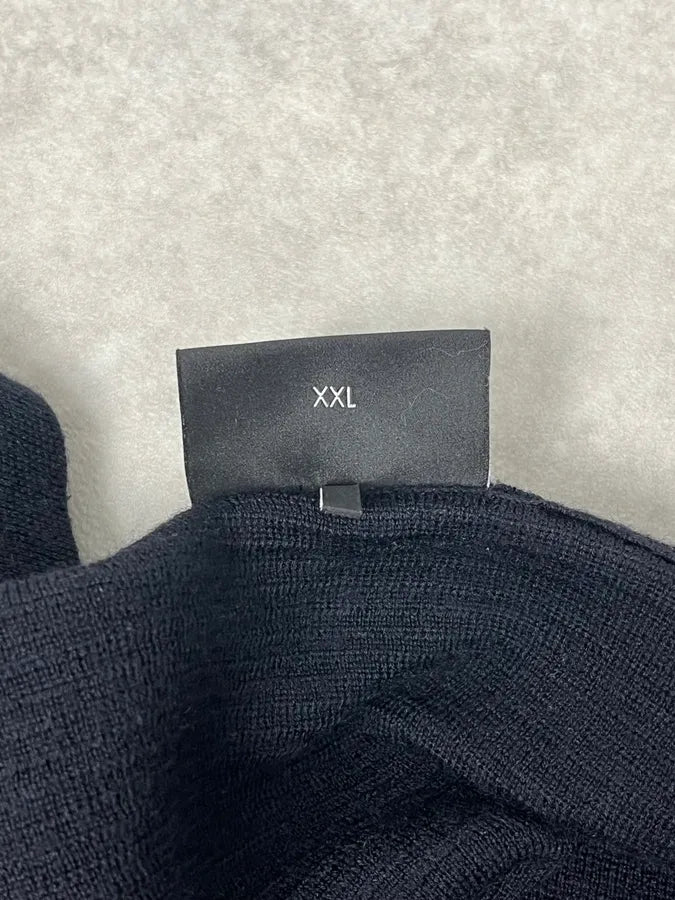 Emporio Armani Dark Navy Knit Zip Jacket TMeWEKO 10