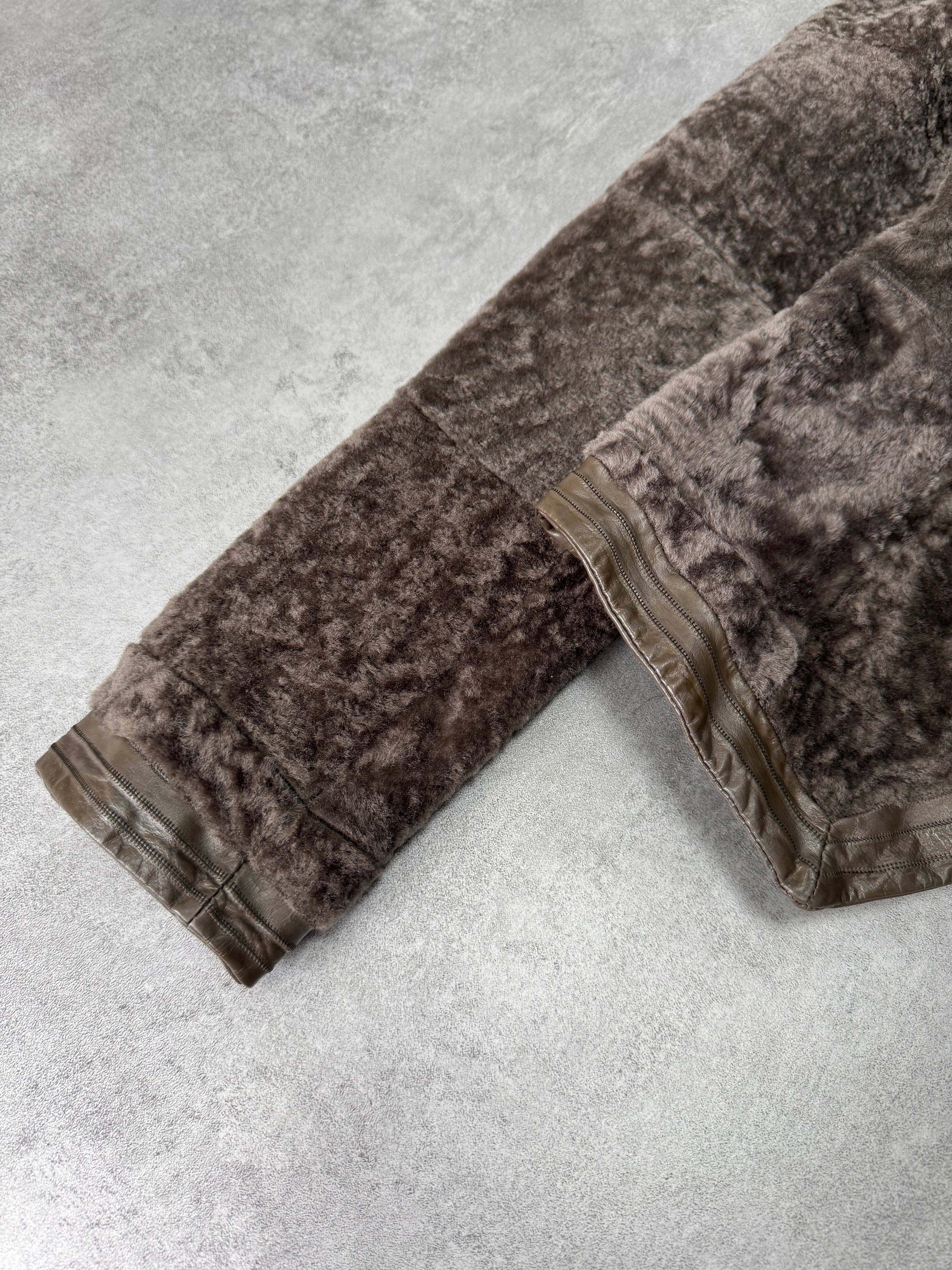 FW2010 Emporio Armani Sheepskin Leather Jacket