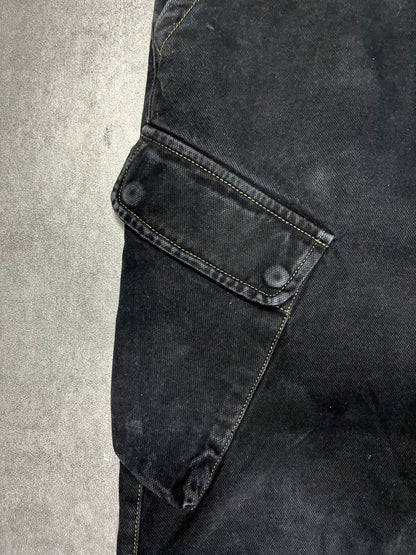 2000s Armani Navy Cargo Pants (M)