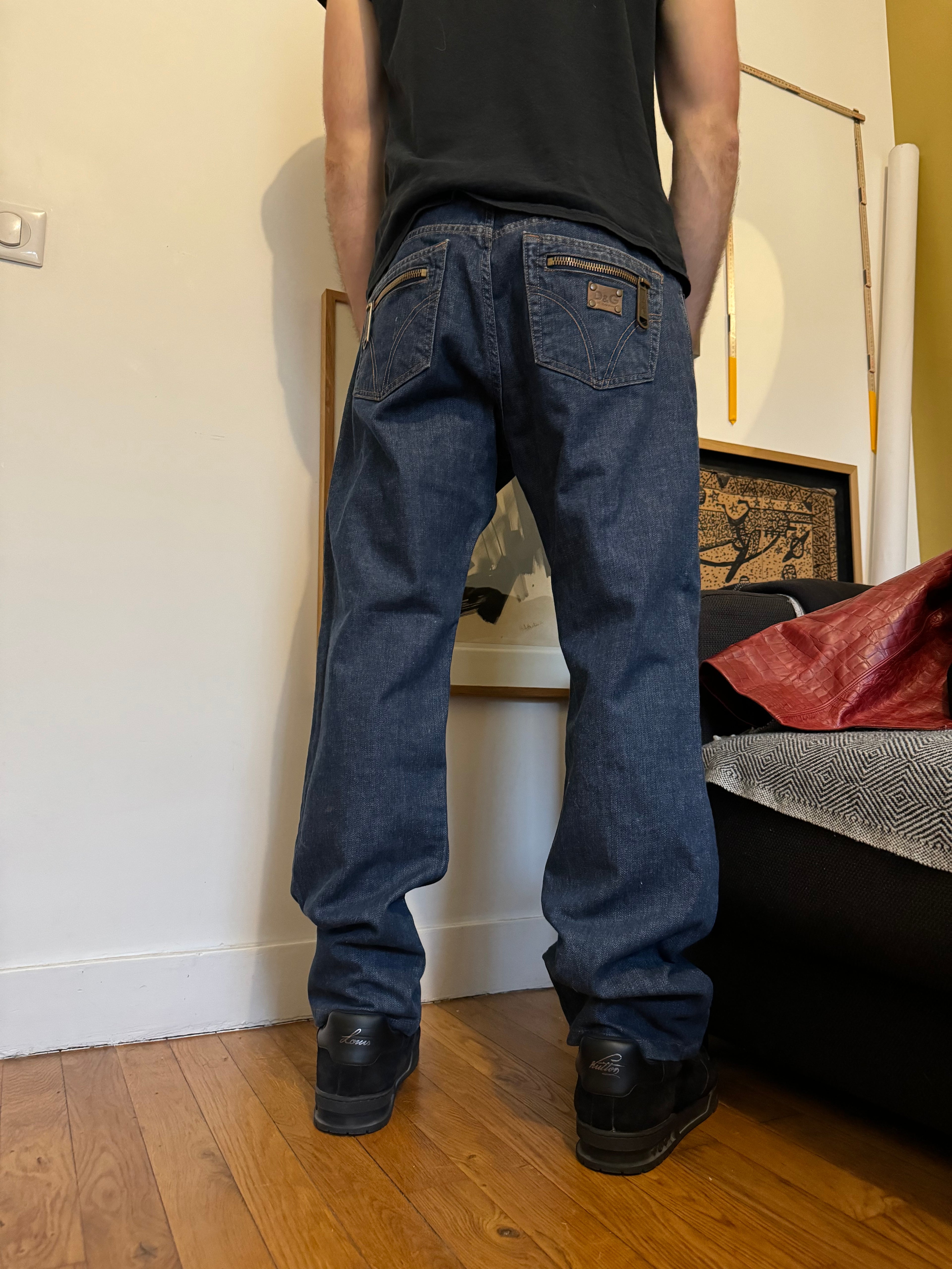 AW2004 Dolce & Gabbana Brut Denim Jeans