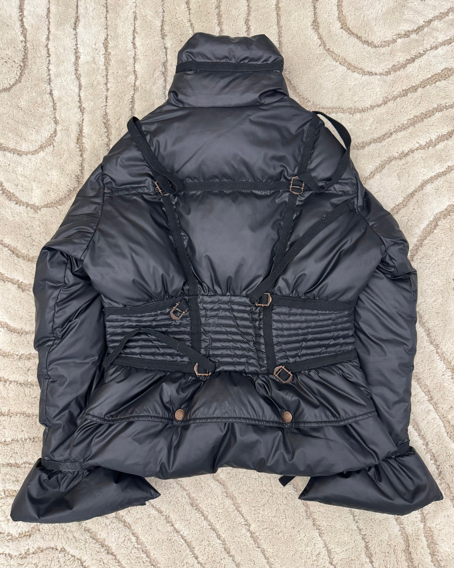1990s Roberto Cavalli Bondage Parachute Puffer Jacket (S)