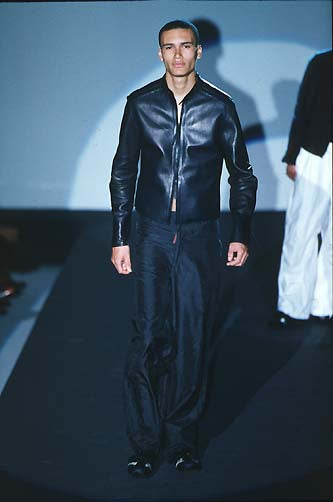 SS1999 Gucci Biker Leather Jacket by Tom Ford (M)