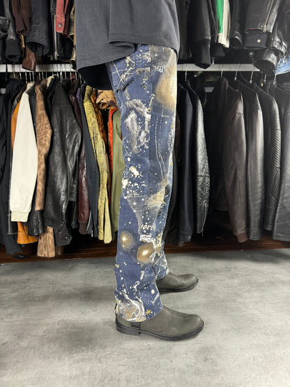 AW2003 Roberto Cavalli Zodiac Constellation Astrology Pants (XS)