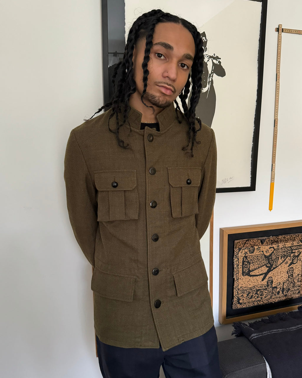 AW2006 Balenciaga Army Tailored Premium Mao Jacket