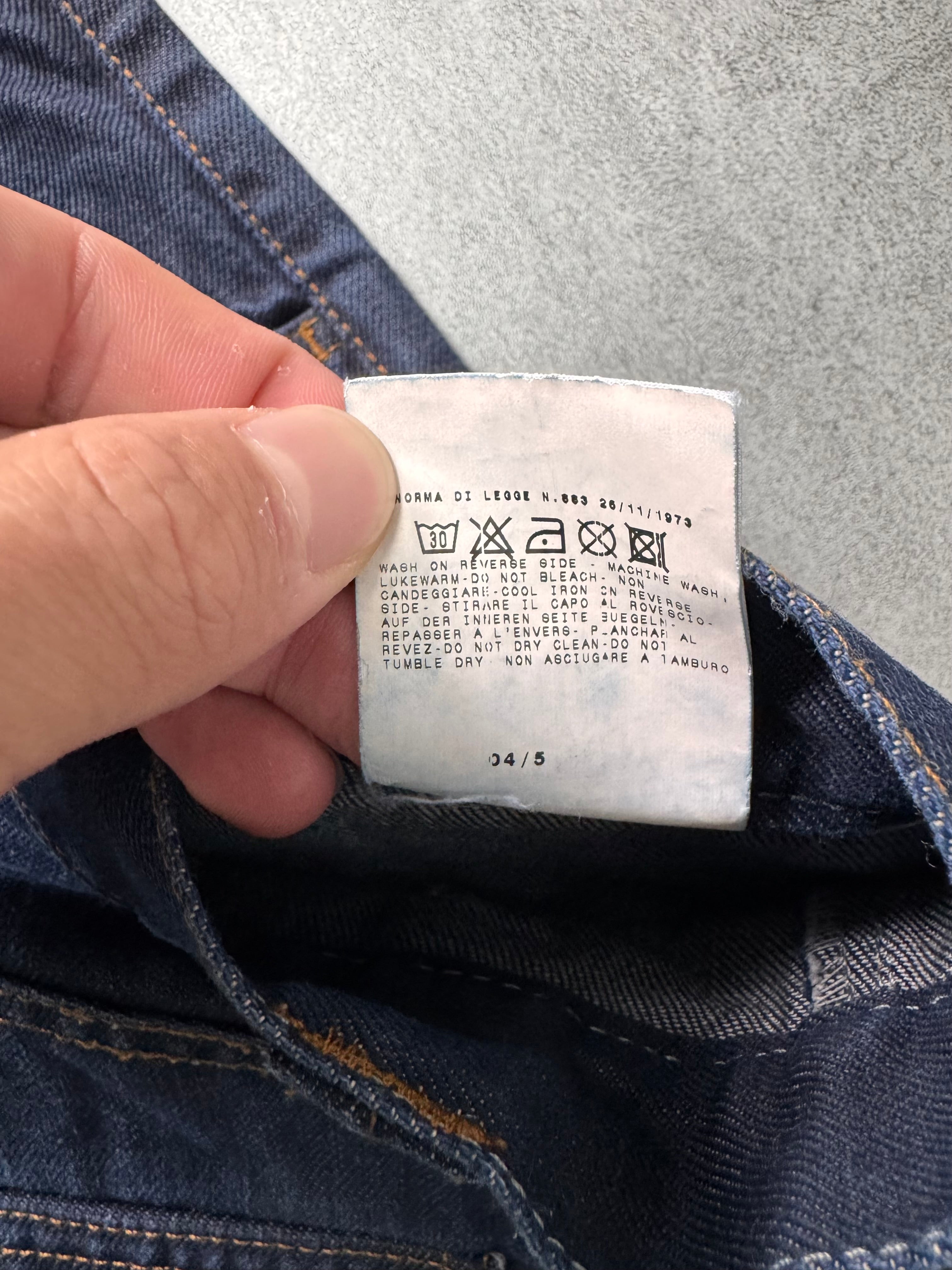 AW2004 Cavalli Carpenter Cargo Denim Pants