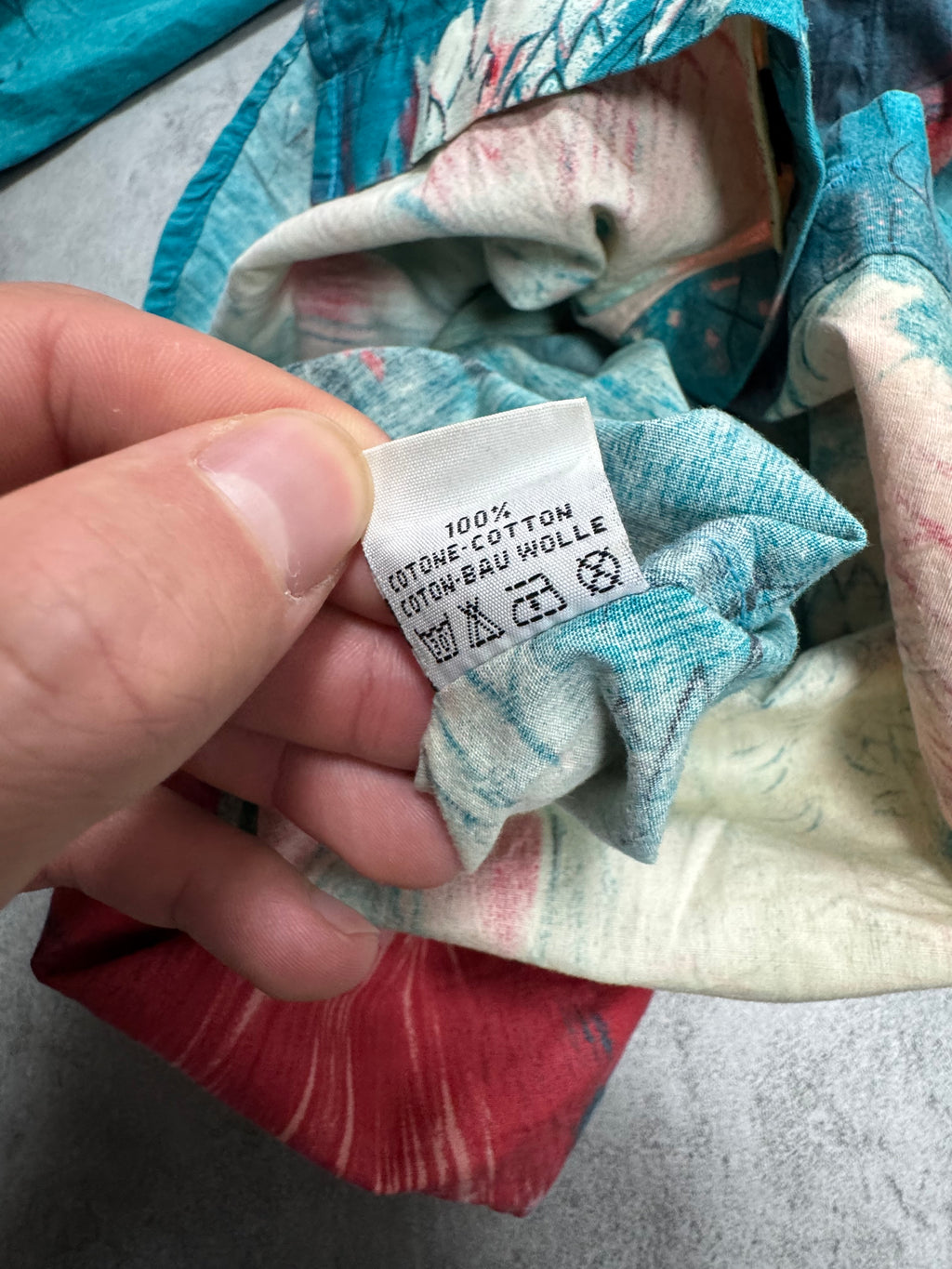 2000s Roberto Cavalli Volcano Aqua Blue Shirt