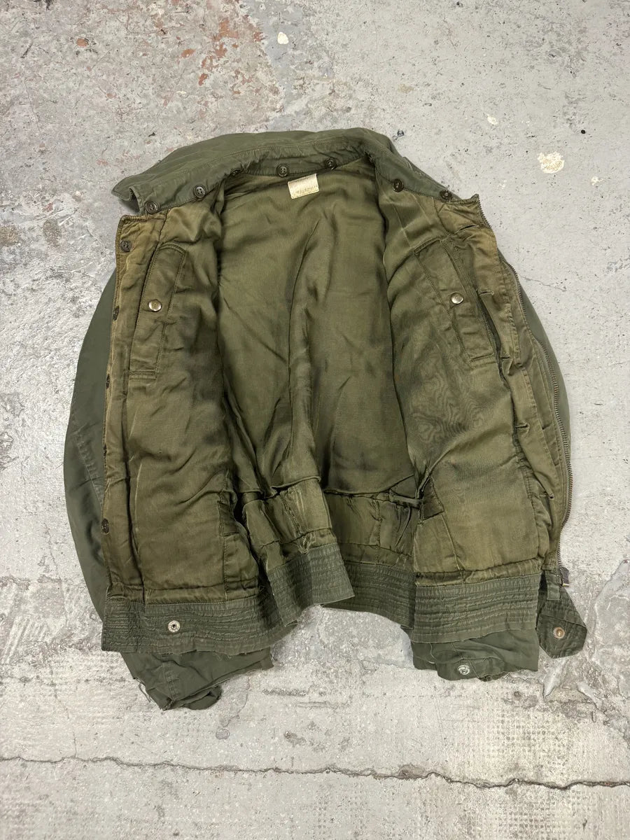 1960s M1943 Field USA Army Olive Green Bomber Jacket ttPLmkQ 4