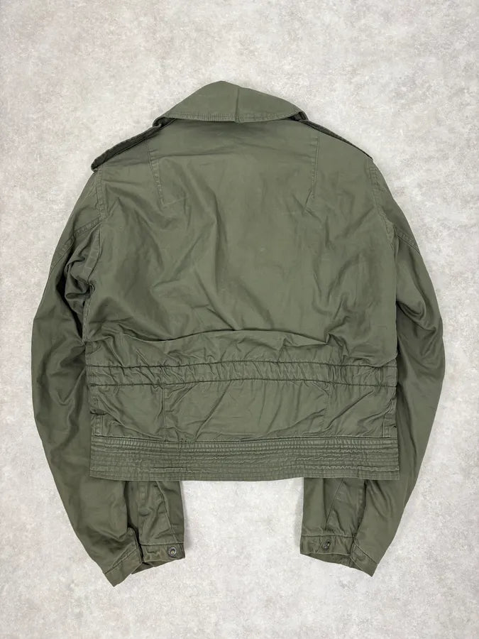 1960s Pilot Aviator Green Army French Jacket – Dolce Vita Hub 1960s Pilot Aviator Green Army French Jacket – Dolce Vita Hub