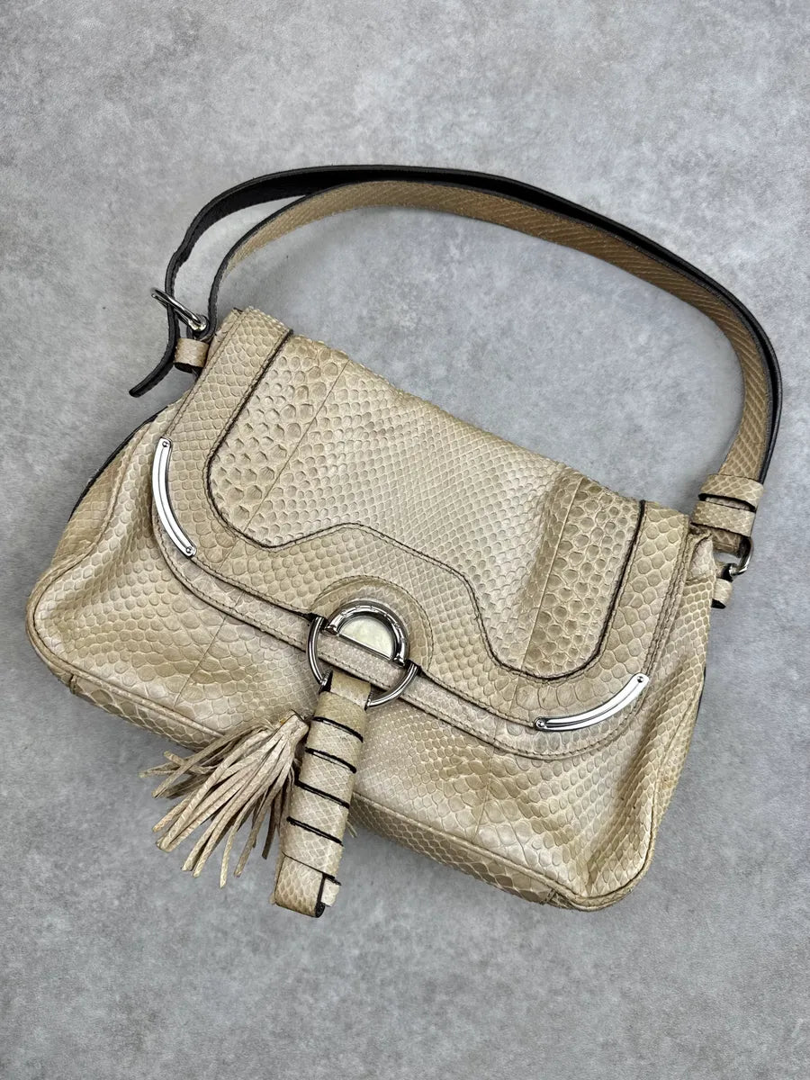 AW2002 Celine Daydream Cream Python Leather Bag by Michael Kors UOZwRyK 4