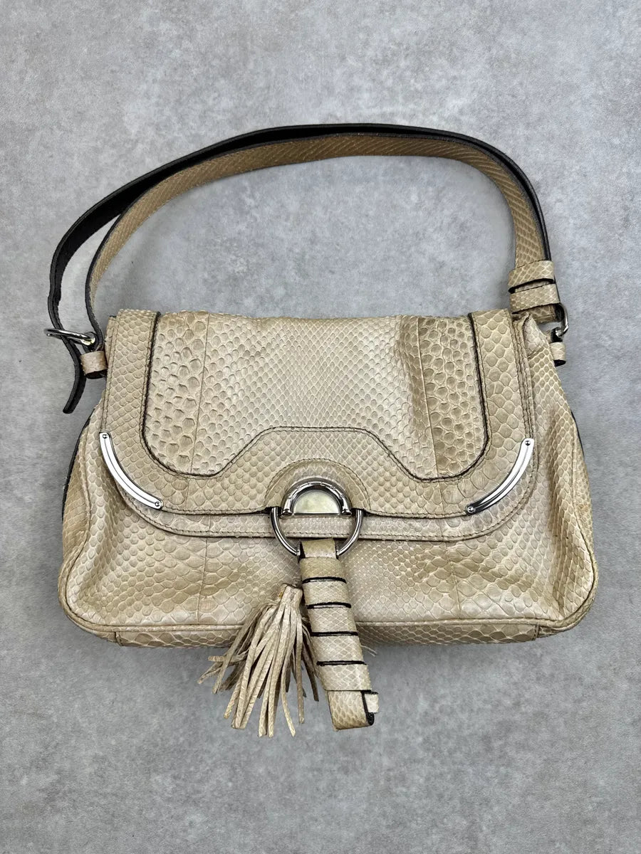 AW2002 Celine Daydream Cream Python Leather Bag by Michael Kors UOZwRyK 0