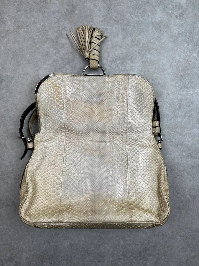 AW2002 Celine Daydream Cream Python Leather Bag by Michael Kors UOZwRyK 6