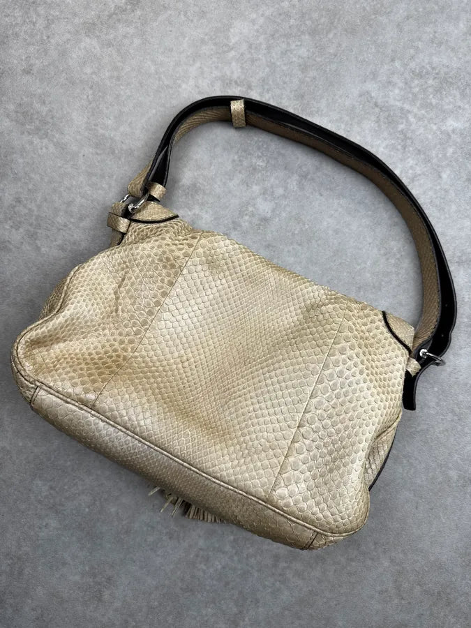AW2002 Celine Daydream Cream Python Leather Bag by Michael Kors UOZwRyK 5