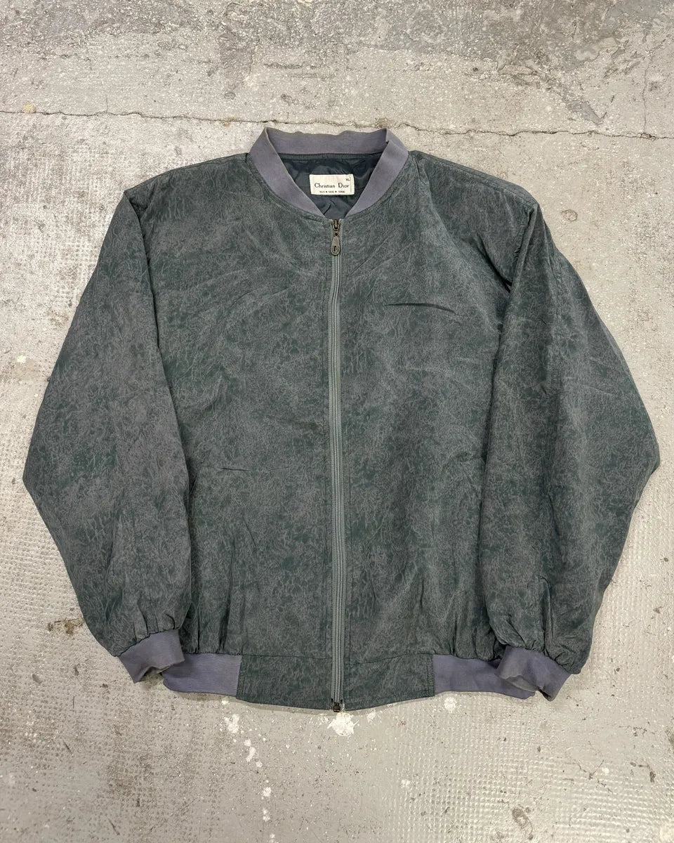 1980s Christian Dior Abstract Ocean Bomber Jacket (M/L) 0