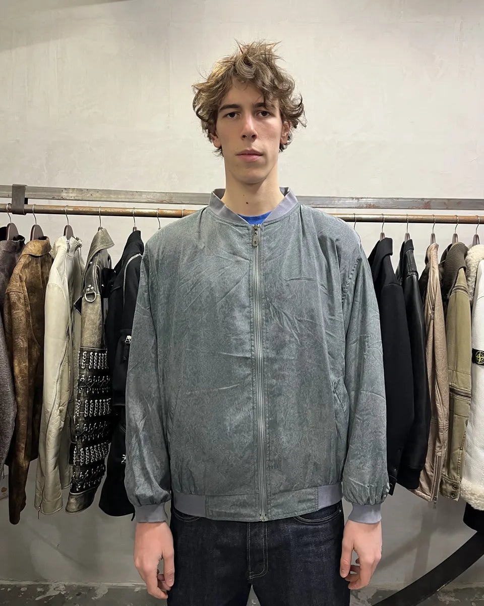 1980s Christian Dior Abstract Ocean Bomber Jacket (M/L) 2