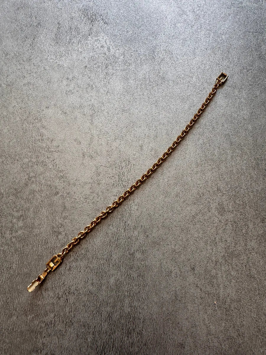 1980s Givenchy Jaseron Golden Chain Link Bracelet otSmyEk 1