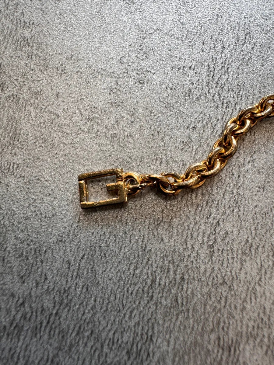 1980s Givenchy Jaseron Golden Chain Link Bracelet otSmyEk 2
