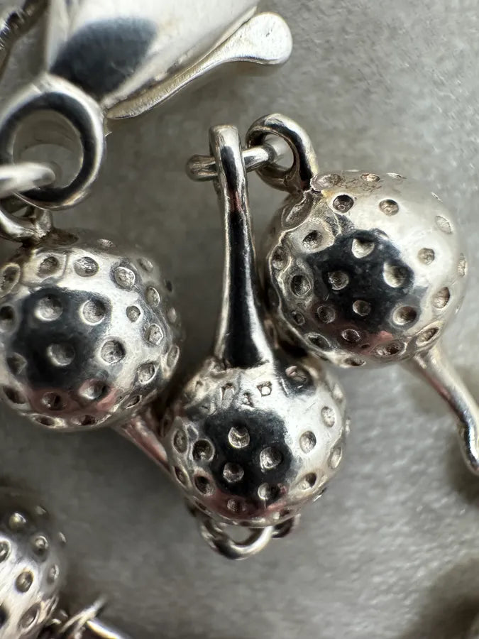 1980s Hermès Golf Ball Silver Bracelet rmpWnfo 2