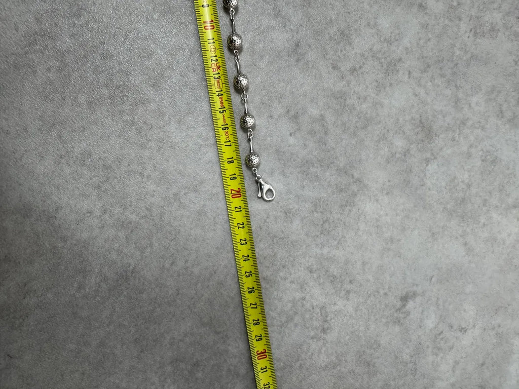 1980s Hermès Golf Ball Silver Bracelet rmpWnfo 9