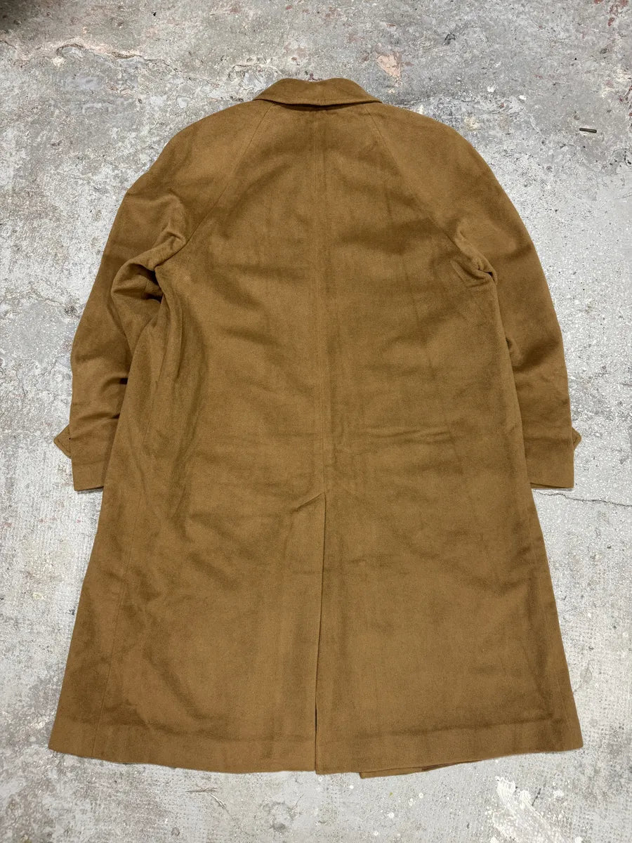 1980s Loro Piana Beige Wool & Cashmere Trench Coat (M/L) 1