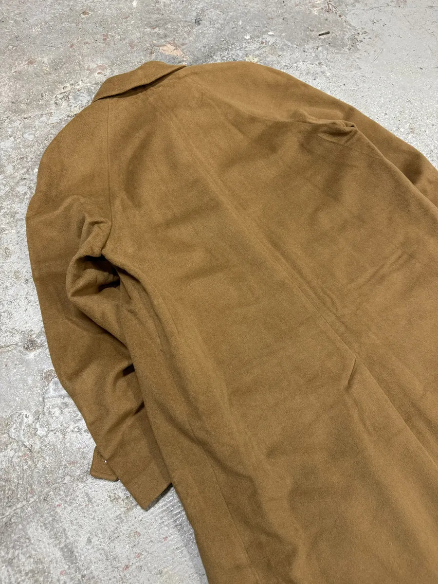 1980s Loro Piana Beige Wool & Cashmere Trench Coat (M/L) 4