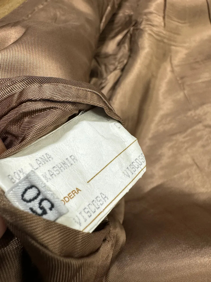 1980s Loro Piana Beige Wool & Cashmere Trench Coat (M/L) 5