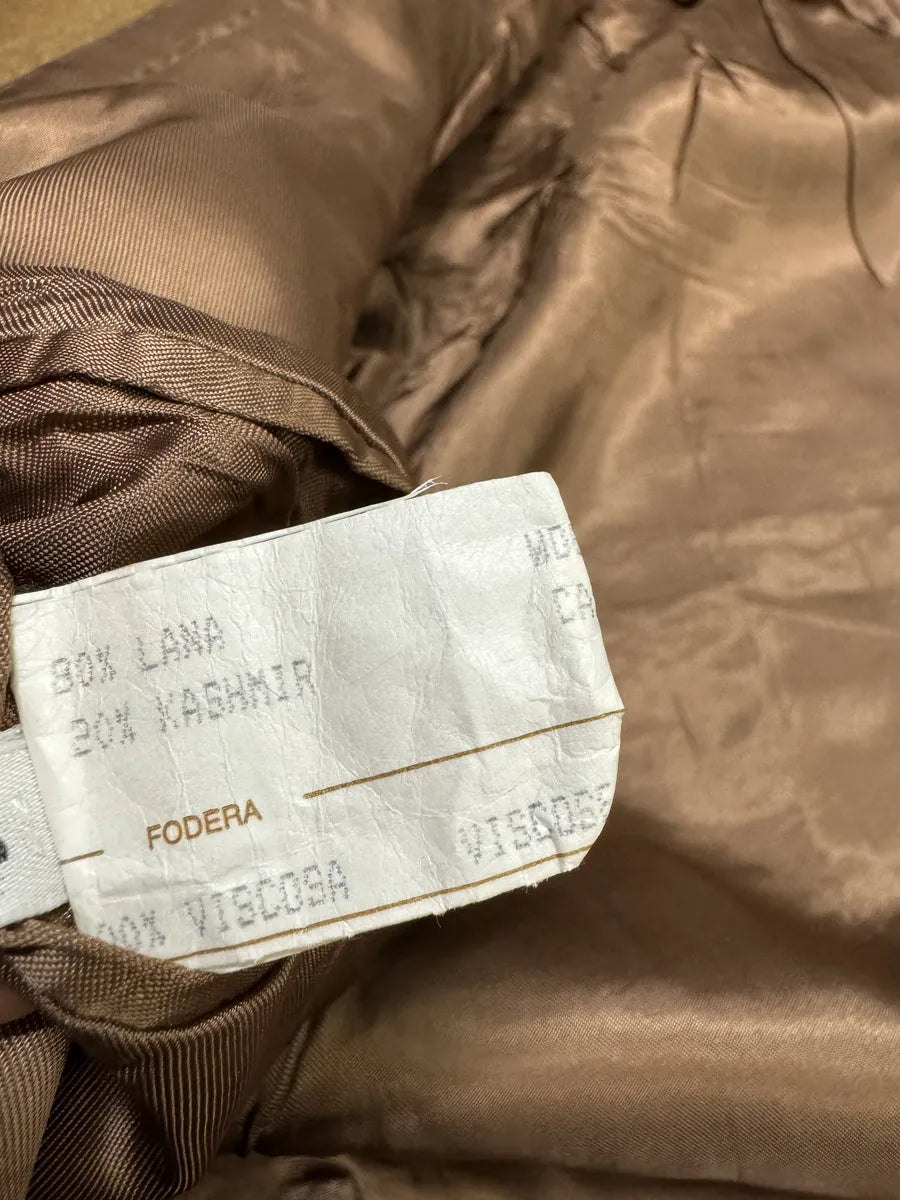 1980s Loro Piana Beige Wool & Cashmere Trench Coat (M/L) 8