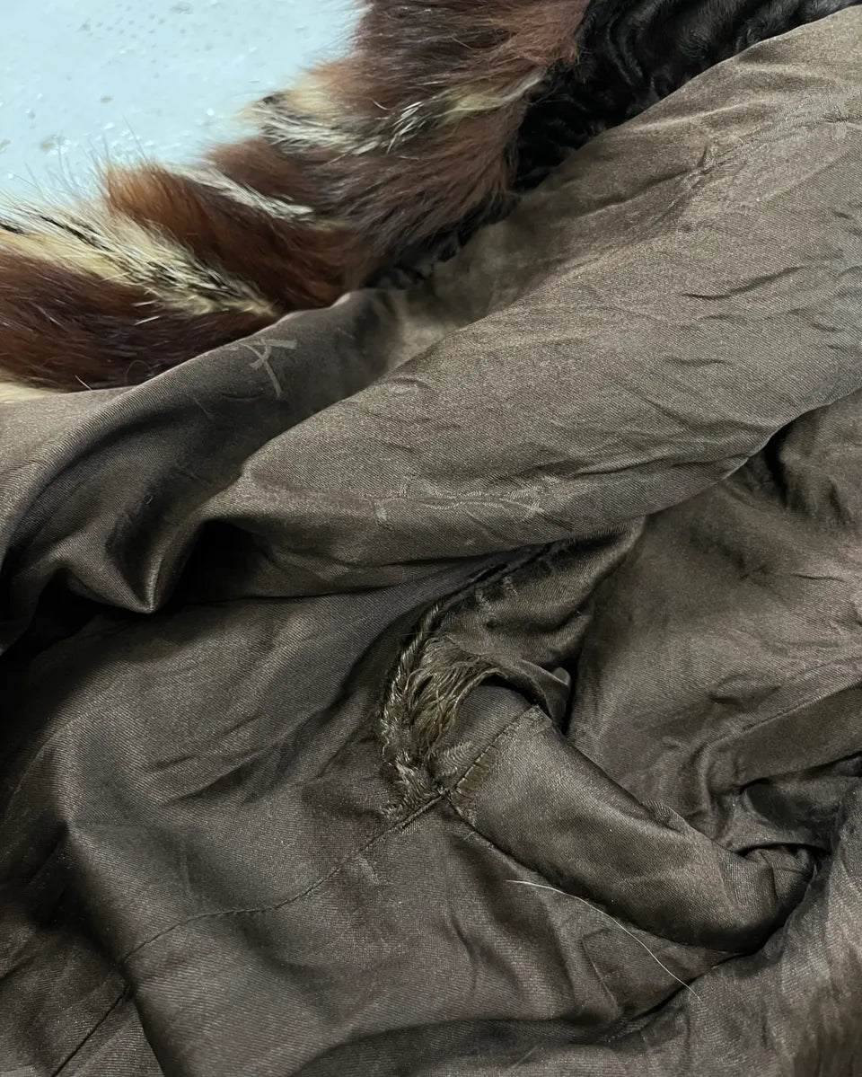 1980s Yves Saint Laurent Astrakhan Fur Relief Coat CnixqwE 13