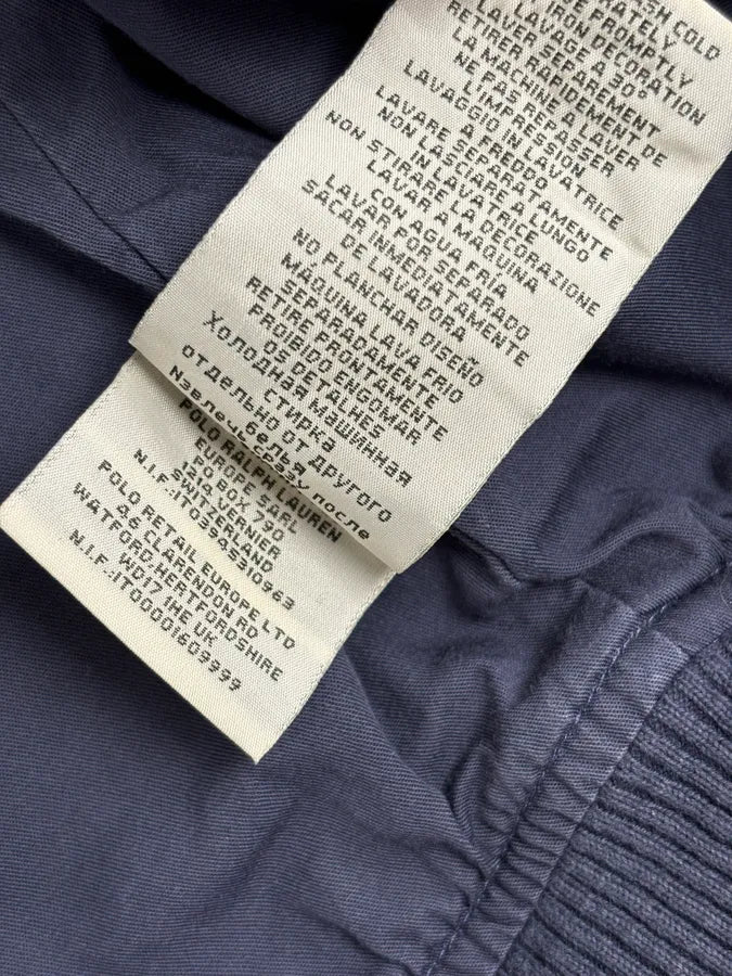 2010s Ralph Lauren Navy Faded Cargo Bomber Jacket HNdjaSo 9