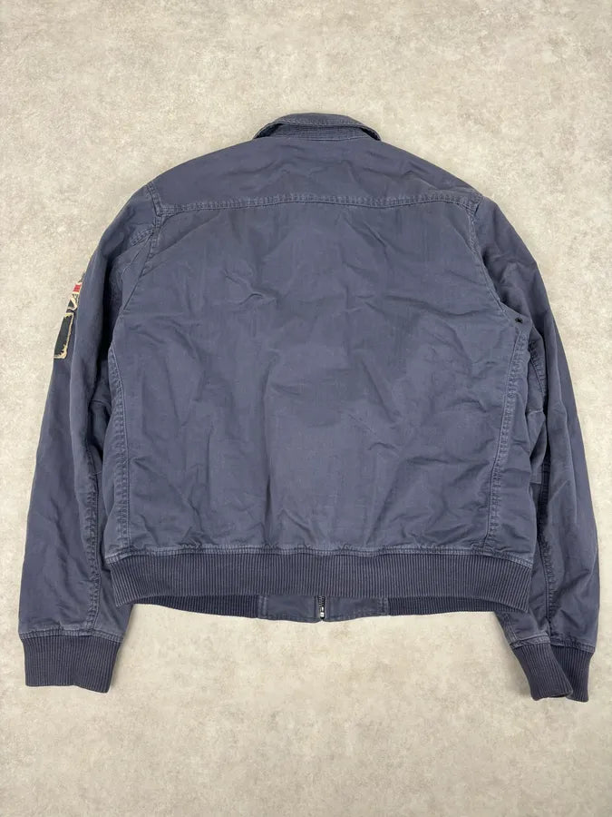 2010s Ralph Lauren Navy Faded Cargo Bomber Jacket HNdjaSo 4
