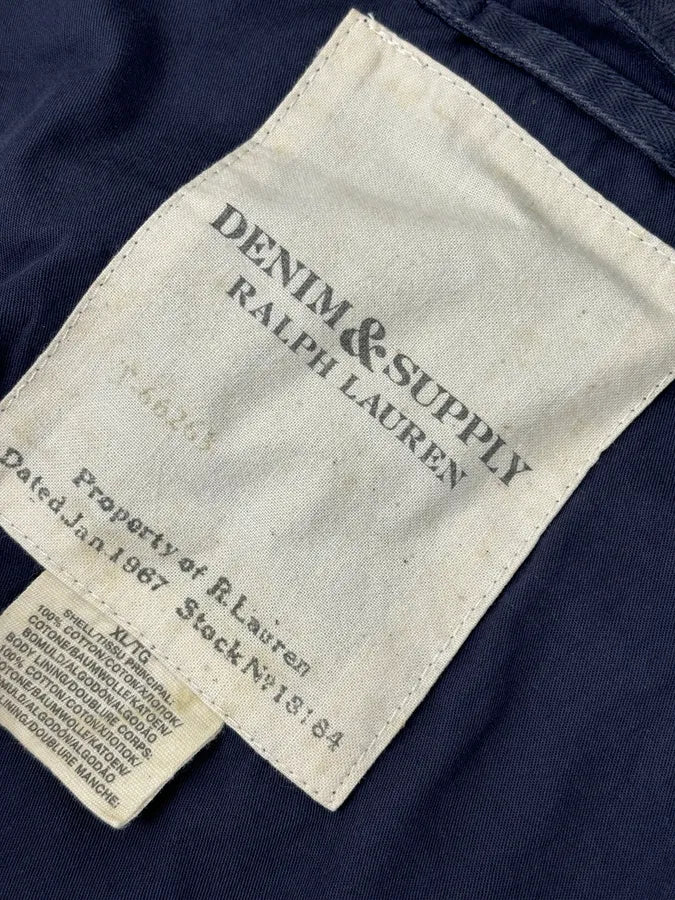 2010s Ralph Lauren Navy Faded Cargo Bomber Jacket HNdjaSo 8