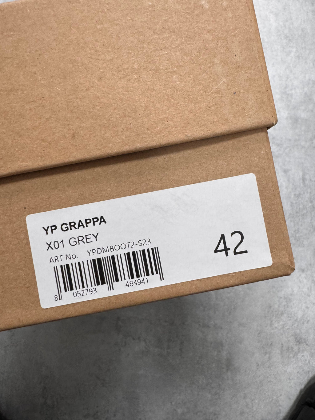 Y/Project x Diemme Silver Grey Grappa Hiker Shoes