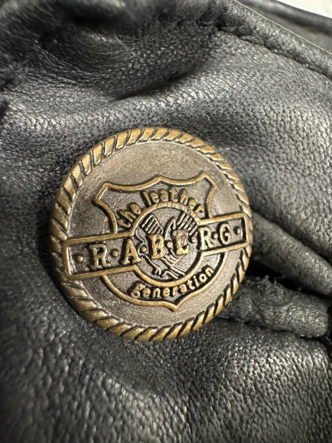 1990s Archive Black Leather Laced Pants (M/L) HpKWaqQ 4