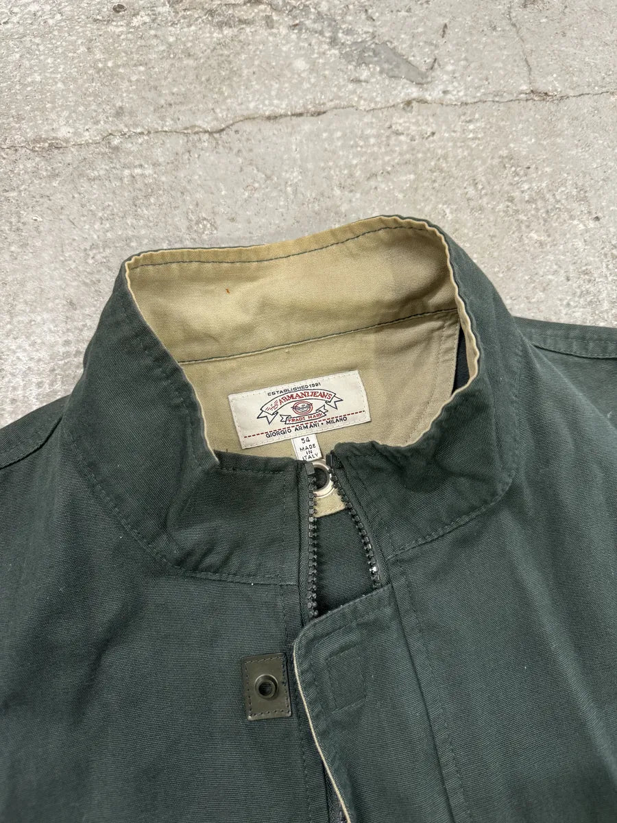 1990s Armani Archive Deep Green Vest Jacket kOIKlpt 5