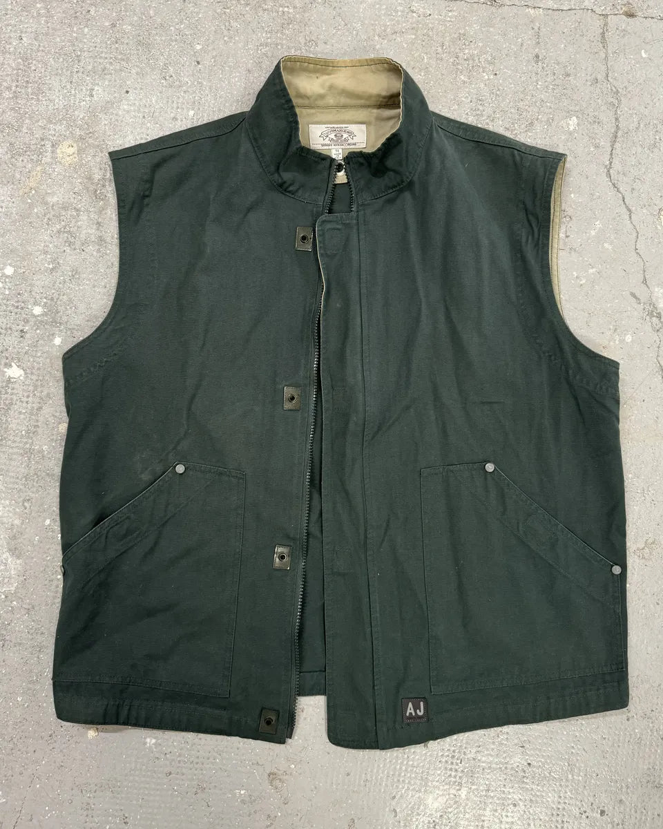 1990s Armani Archive Deep Green Vest Jacket kOIKlpt 2