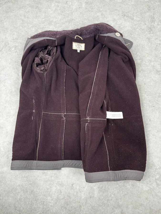 1990s Armani Beige Shearling Leather Jacket tbOktxx 7