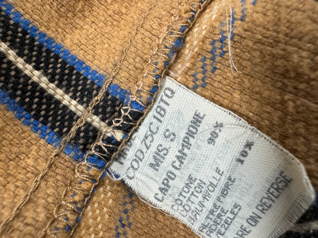 1990s Armani Beige Tartan Shirt (M/L) 4